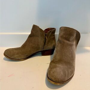 Lucky Brand Women's Tan Suede Ankle Boots